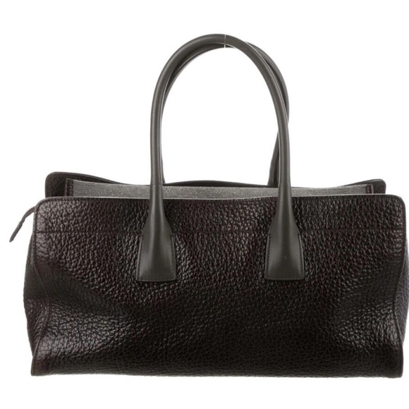 Brunello Cucinelli Brown leather handbag - Picture 1 of 11